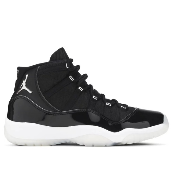 Jordan 11 Jubilee 25 th anniversary black white sneakers